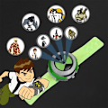 Miniatyrbild 1 av 5: Projektorklocka Alien Force Omnitrix Illumintator Barnleksaker watch