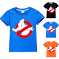 Miniatyrbild 4 av 5: Barn Pojkar Flickor Ghostbusters Tryckt T-shirt Sommar Casual Kortärmad Tee Toppar Black 150cm
