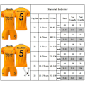 Miniatyrbild 2 av 2: #5 Bellingham Fotbollströja Träningskit för Barn Pojkar Träningsdräkt Set Tröja + Shorts 22