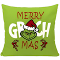 Miniatyrbild 1 av 4: Julgrinch kuddfodral soffdekor julklapp semester A