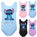 Miniatyrbild 4 av 4: Barn Cartoon Stitch Badkläder Simdräkt Baddräkt Bikini blue