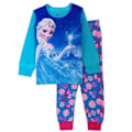 Miniatyrbild 2 av 3: Frozen Prinsessa Småbarn Flickor Pyjamas Bomull Pjs för Pojke Nattkläder Långärmad Söt Tecknad Sovkläder Byxor Set #3 100cm