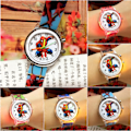 Miniatyrbild 2 av 4: Kids Spiderman lysande watch blinkande ljus pojkar flicka klocka Red