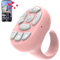 Miniatyrbild 1 av 7: Fingertopps Trådlös Bluetooth Fjärrkontroll, Scrollring för iPhone, Tk Scrollring, Bluetooth Blädderfjärrkontroll, Uppladdningsbar Fingertopps Kamerafjärrkontroll Pink