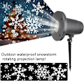 Miniatyrbild 1 av 6: Jul landskapsprojektor snöflinga utomhus LED-lampor 14*29cm