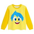 Miniatyrbild 2 av 7: 2024 Inside Out 2 Pyjamas Set Barn Pyjamas Tryckta Pyjamas Långärmad T-shirt Topp Och Byxor Sovkläder Loungewear Pjs Fans Gåvor 130cm