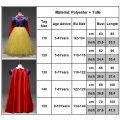 Miniatyrbild 2 av 6: Halloween Flickor Rollspel Snövit Pettiskirt Cape Klänning As pics 120cm