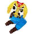 Miniatyrbild 1 av 3: Woody Småbarn Pojkar Flickor Pyjamas Bomull Pjs för Pojke Nattkläder Långärmad Söt Tecknad Sovkläder Byxor Set #2 110cm