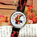 Miniatyrbild 3 av 4: Kids Spiderman lysande watch blinkande ljus pojkar flicka klocka Black