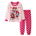 Miniatyrbild 2 av 4: Barnflickors Pyjamas Långärmad Toppar Byxor 2PCS Set Nattkläder B 100cm