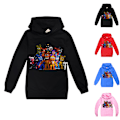 Miniatyrbild 2 av 3: Pojkar Flickor Pullover 3d Tryck Teddybjörn Sweatshirt Hoodie red 140cm