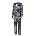 Miniatyrbild 3 av 8: The Nightmare Before Christmas Jack Skellington Cosplay Party Kostym Halloween Fancy Dress Outfit Set Herr Randig Kostym XL