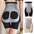 Miniatyrbild 6 av 8: Kvinnor Hög Midja Tummy Control Byxor Fiber Restaurering Shaper Black 4XL