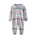 Miniatyrbild 3 av 9: Förälder-barn långärmade bodies pyjamas jul fest child 5T