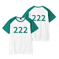 Miniatyrbild 1 av 2: Squid Game Säsong 2 T-shirt Barn Överlevnadsspel Casual Kortärmad T-shirt Toppar Present #222 100cm