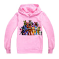 Miniatyrbild 1 av 3: Pojkar Flickor Pullover 3d Tryck Teddybjörn Sweatshirt Hoodie pink 140cm