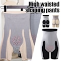 Miniatyrbild 8 av 8: Kvinnor Hög Midja Tummy Control Byxor Fiber Restaurering Shaper Black 4XL