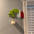 Miniatyrbild 5 av 6: Jultomtens tjuv Grinch handdekorationer hängande prydnader Left hand