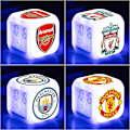Miniatyrbild 3 av 5: Barn Digital Klocka Fotboll, med Färgglad Nattlampa, Datum, Tid, Temp Display, Fotboll Alarmklockor Sängbordsdekor för Pojkar Sovrum B