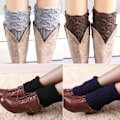 Miniatyrbild 1 av 9: Dam Plain Boots Cuffs Shell Stickade Sockor Ben White