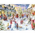 Miniatyrbild 1 av 4: 1000-bitars Julpussel Julpusslet Rensa Reindeer Snögubbe F