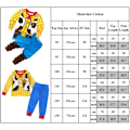 Miniatyrbild 3 av 3: Woody Småbarn Pojkar Flickor Pyjamas Bomull Pjs för Pojke Nattkläder Långärmad Söt Tecknad Sovkläder Byxor Set #2 90cm