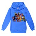 Miniatyrbild 1 av 3: Pojkar Flickor Pullover 3d Tryck Teddybjörn Sweatshirt Hoodie dark blue 140cm