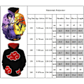 Miniatyrbild 3 av 3: Pojkar Flickor Pullover 3d Tryck Anime Naruto Sweatshirt Hoodie C 140cm