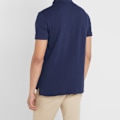 Miniatyrbild 4 av 6: PoloRalphLauren Herr Classic Fit Kortärmad Poloshirt Royal Blue-White M