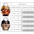 Miniatyrbild 3 av 3: Pojkar Flickor Pullover 3d Tryck Demon Slayer Sweatshirt Hoodie C 140cm