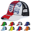 Miniatyrbild 3 av 5: Herr Basecall Cap Fotbolls-VM Snapback Sport Trucker Justerbar Mesh Hat H