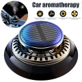 Miniatyrbild 1 av 8: Solar Car Air Freshener Rotation Aromaterapi Bil Fordon Parfym Aroma Diffuser Ocean
