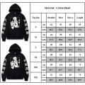 Miniatyrbild 2 av 2: Unisex Jujutsu Kaisen Anime Pullover Hoodie Lös Långärmad Sweatshirt Toppar L