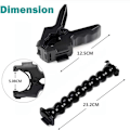 Miniatyrbillede 2 af 5: Klemmemontering Flex Svanehalsmontering Kompatibel med GoPro Hero 11, 10, 9,