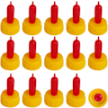 Miniatyrbild 1 av 5: Smådjursmjölksnipplar med fjäderventiler Mjukt gummi Ko Kalv Mjölkdrickande Nippel för Getter Lamm Får Griskulting Skruva på Sodaflaska, 15 st