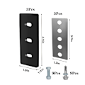 Miniatyrbillede 2 af 5: 3 stk. sneglmodifikationssæt til snefræser - 1/4\" - universalblad, til modifikation af 2-trins maskine