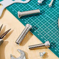 Miniatyrbillede 4 af 5: Rustfrit Stålvask Kurv Skrue Hjem Vask Afløb Si 4 Stykker