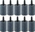 Akvarium Luftsten 2,5cm Cylinder Bubbel Diffuser - Enhet för Nano Luftpumpar, Små Hinkar, Utomhus Trädgård DWC Akvarier och Tankar - 10-pack