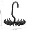 Miniatyrbilde 3 av 5: Roterbar slipsholder krok for skaporganisator oppbevaring, flerbruks justerbar organisator slipsholder henger