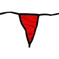 Pikkukuva 4 / 4: Brasilialainen mikrolanka mini-bikinit uimapuku kiiltävä seksikäs alusvaatteet G-string