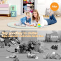 Miniatyrbillede 5 af 5: Over Door Fyldte Dyr Opbevaring, Fyldte Dyr Organizer med 4 Store
