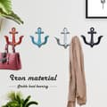 Pikkukuva 2 / 5: Vintage Rustic Cast Iron Nautical Anchor Design Wall Hooks Coat Hooks