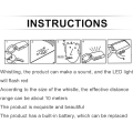 Miniatyrbilde 2 av 4: LED-lykt lommelykt fjernkontroll lydkontroll nøkkelring tapt nøkkelfinner lokalisator-