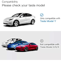 Miniatyrbilde 5 av 5: 2 stk. luftstrømsventilbeskyttelse erstatning for Tesla Model Y Air Conditionin
