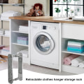 Pikkukuva 3 / 5: Retractable Space Saving Clothes Hanger Storage Organizer, Multifuncti