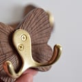 Miniatyrbillede 4 af 5: 2 stk. Hjemmekroge og knagerækker Hjemmeholdbar trækrogophængskrog C