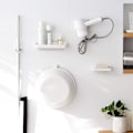 Miniatyrbilde 4 av 4: 3 stk Multifunksjonell moppeholder Punch-Free kosteskroker Praktisk moppe