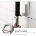 Miniatyrbilde 2 av 4: 3 stk Multifunksjonell moppeholder Punch-Free kosteskroker Praktisk moppe