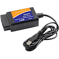Miniatyrbilde 1 av 4: USB OBD 327 Bilskanner, USB-kontaktkabelgrensesnittskanner,