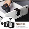 Miniatyrbillede 5 af 5: Kabinet Hardware Jig Universal C Klemme, 2 stk. Skuffe Fastgørelsesklemme til nøjagtig og hurtig installation af dørfrontknopper, trækgreb, fleksible borehulsguidepositioneringsværktøjer
